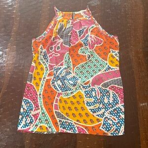 Violet & Claire Multicolor Floral Tank Top